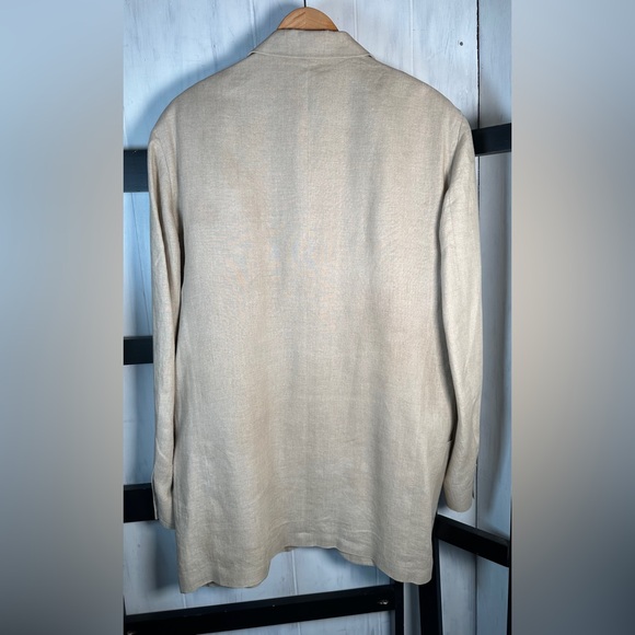 Ermenegildo Zegna Custom 100% Linen Jacket Unlined, 48-extra T, DRYCLEANED, MINT - Picture 2 of 7